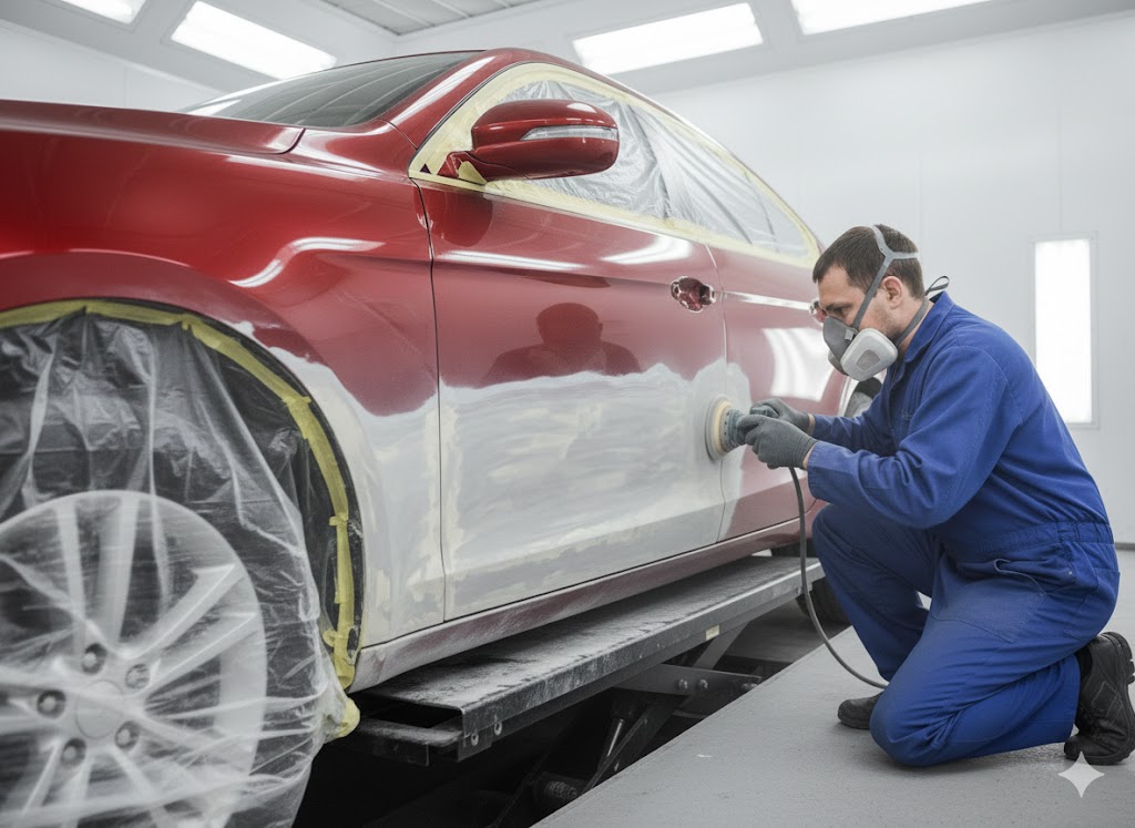 Ремонт крыла автомобиля